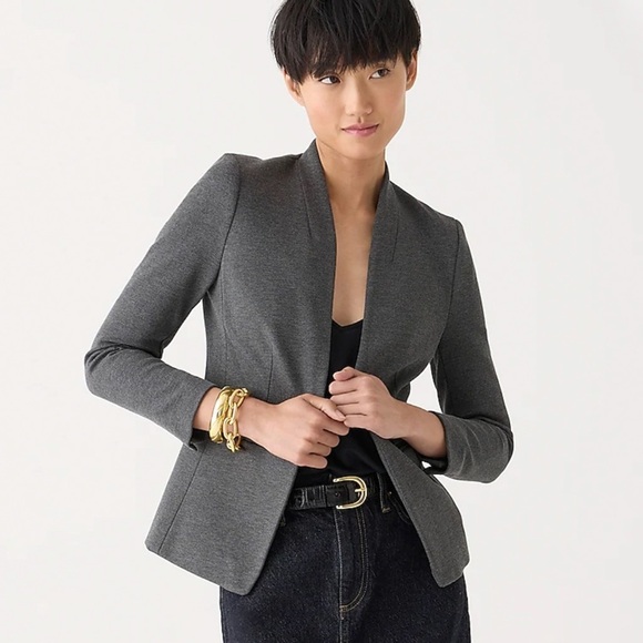 J. Crew Jackets & Blazers - J. Crew - Going-out Blazer in Stretch Twill - Heather Dove